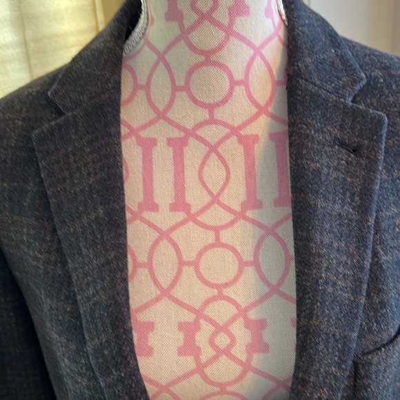 Joe, by Joseph Abboud wool blazer with suede elbow size 42 long - Picture 2 of 7